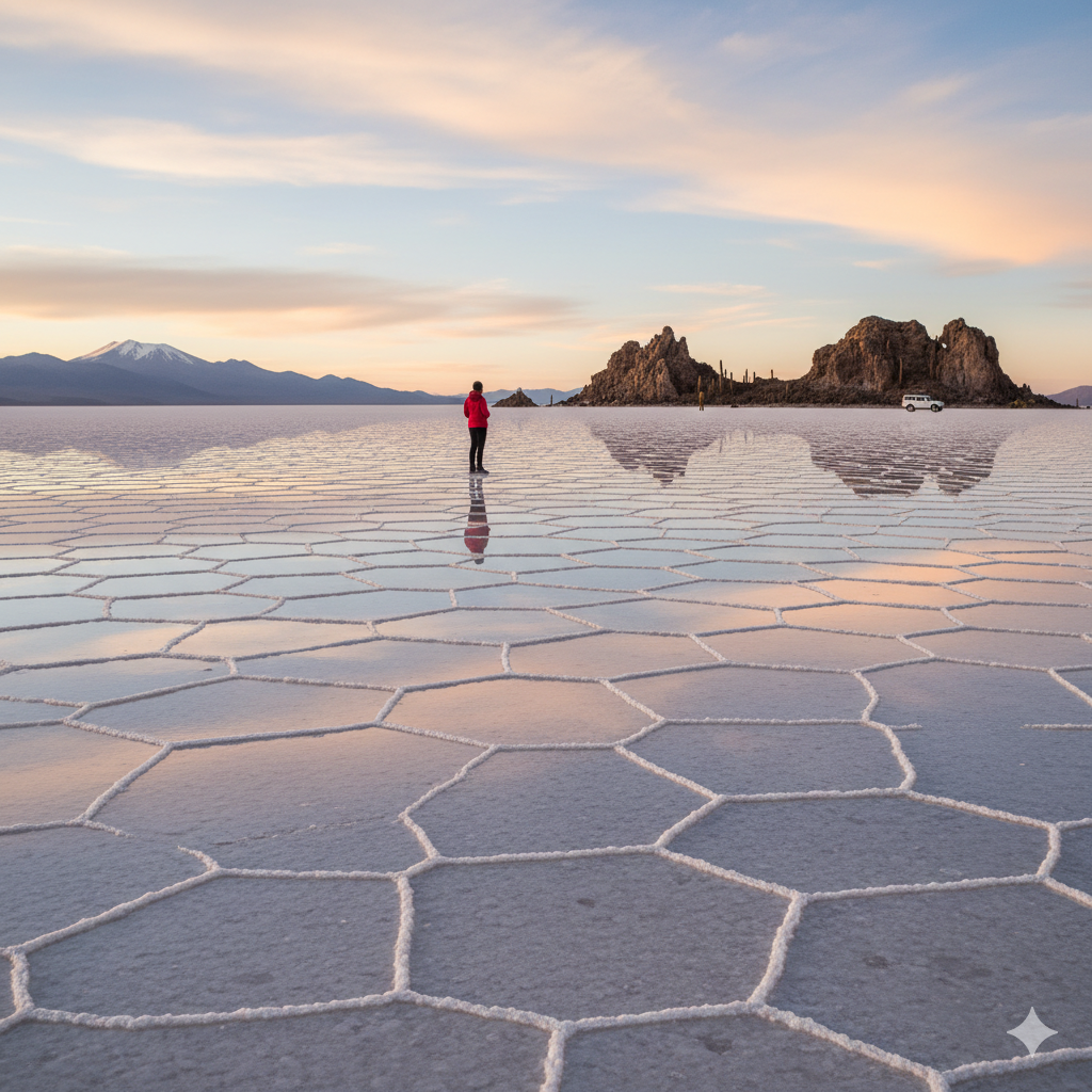 1. Salar de Uyuni, Bolivia: The World’s Largest Mirror