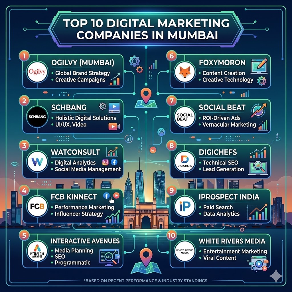 Top 10 Digital Marketing Companies in Mumbai